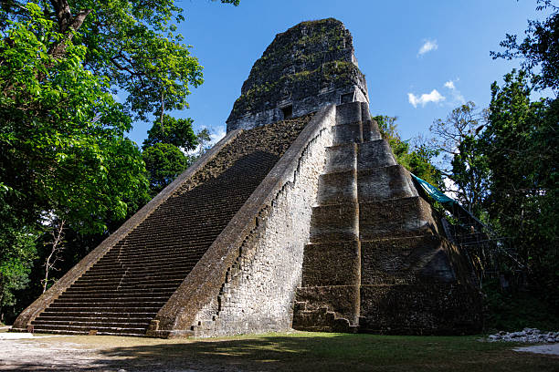 Tikal Mayan Archaeological Zone in Guatemala