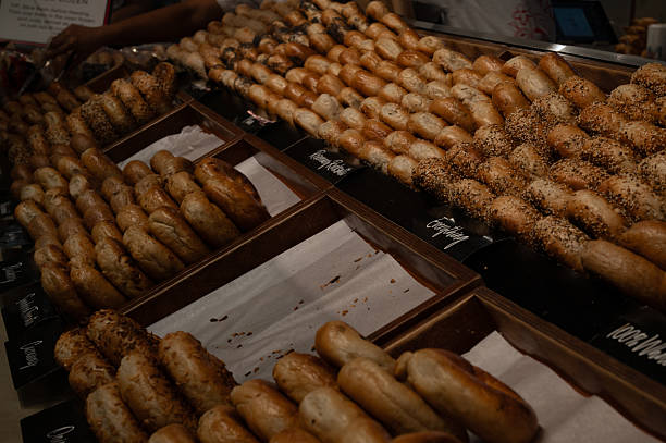 istock display of bagels ready to eat 2234228403