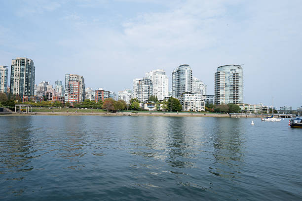 Vancouver Waterfront in springtime, British Columbia, Canada