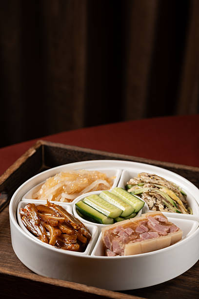 Snack Platter - Crystal Pork Terrine, Pickled Cucumber, Pig Ear, Jellyfish