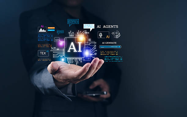 istock Artificial intelligence and AI agents are visualized in a futuristic concept as a businessman holds a glowing AI chip hologram, symbolizing innovation in technology and digital transformation. 2234240184