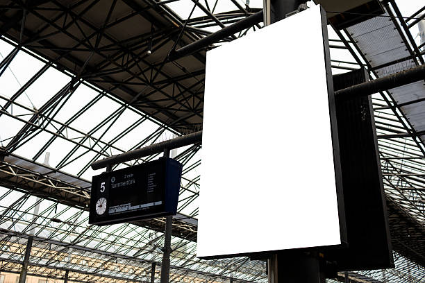 Sign template left blank for your own marketing message