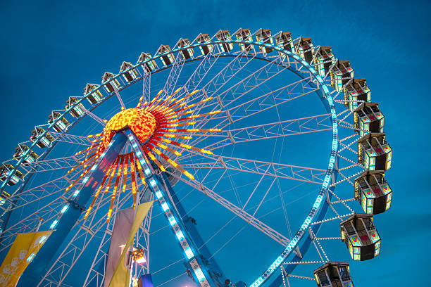 istock Illuminated Ferris Wheel in Munich, Germany 2234264093