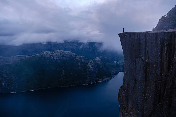 istock Experience breathtaking views from Preikestolen Cliff in Norway during twilight hours 2234266069