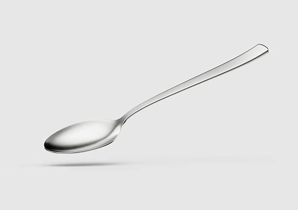 istock A Gleaming Metal Spoon With Its Elongated Handle And Rounded Bowl White Background 3D Illustration 2234266322