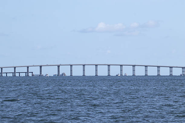istock Long bridge crossing over the sea 2234271675