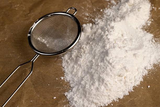 istock white powdered sugar made from ground beet sugar, white crumbly powdered sugar made from natural beetroot is used in cooking 2234274012