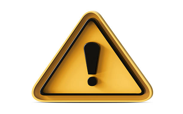istock 3D Yellow triangle warning sign symbol. Emergency alert, and caution. 2234274580