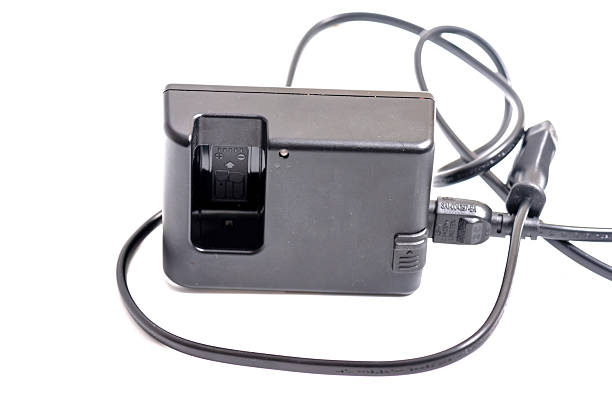 Battery charger isolated on white background