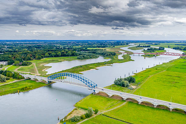 istock Bridge over the river IJssel near Zwolle 2234274848