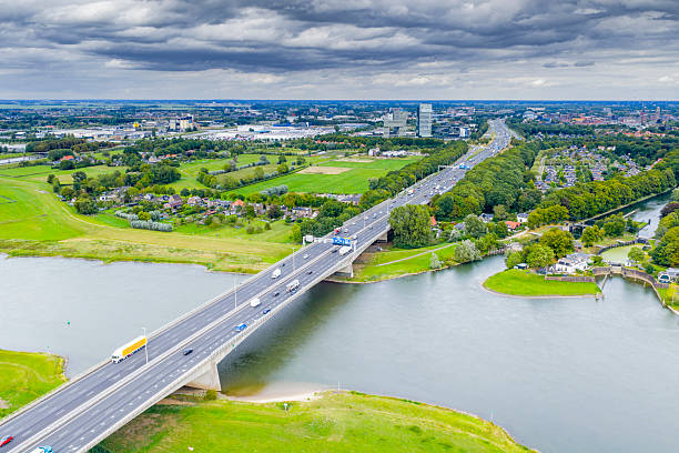 istock Bridge over the river IJssel near Zwolle 2234274865
