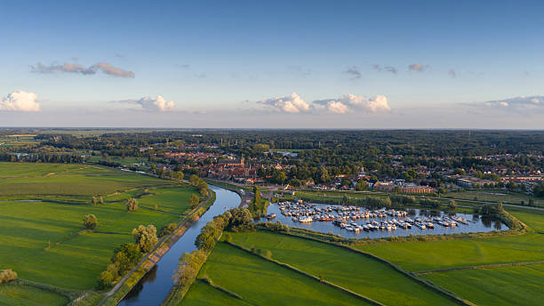 istock Hattem aerial view during a warm summer evening 2234275092