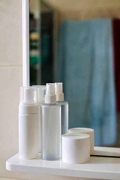 istock Cosmetics on the bathroom shelf 2234282617