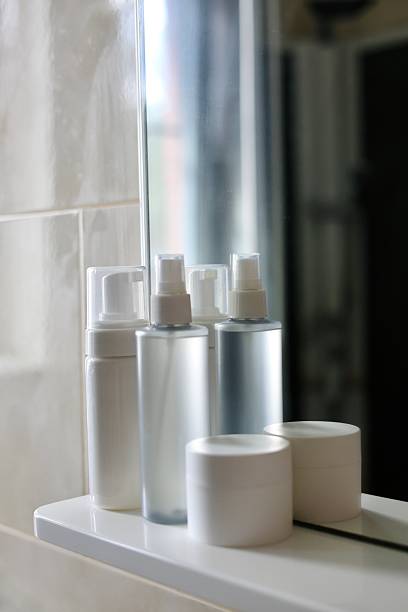 istock Cosmetics on the bathroom shelf 2234282638