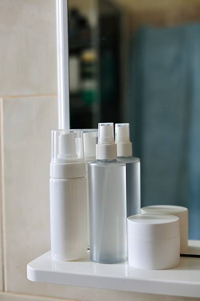 istock Cosmetics on the bathroom shelf 2234282671