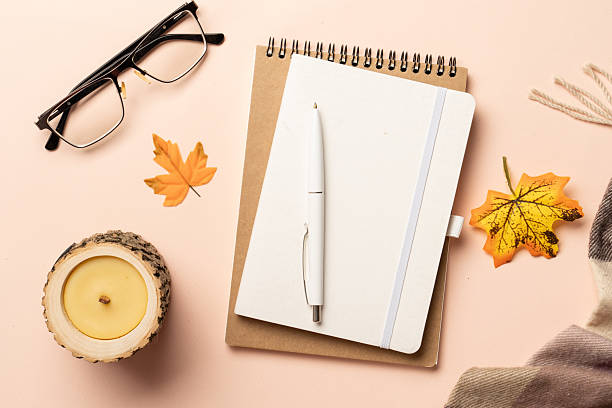 istock Autumn flat lay background with yellow leaves. 2234282931