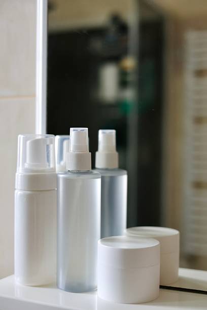 istock Cosmetics on the bathroom shelf 2234283411