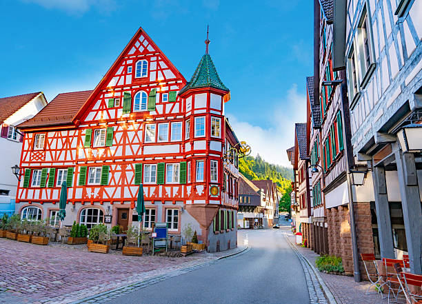 istock Half timbered facades in Schiltach Black Forest Germany 2234291864