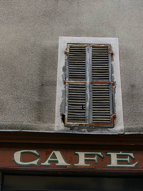istock Window above an old cafe, Aurillac, Cantal 2234295283