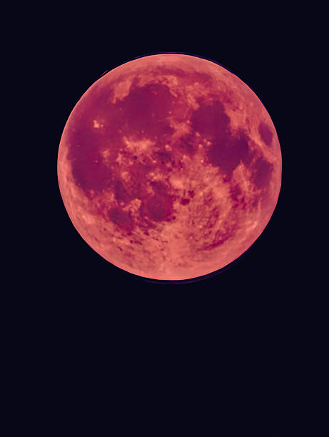 istock Blood Moon Supermoon Lunar Eclipse. Rare Celestial Event with Red Glow in Night Sky Cosmic Background for Astronomy Themes, Futuristic Design Digital Wallpaper, Media Creative Projects 2234295627