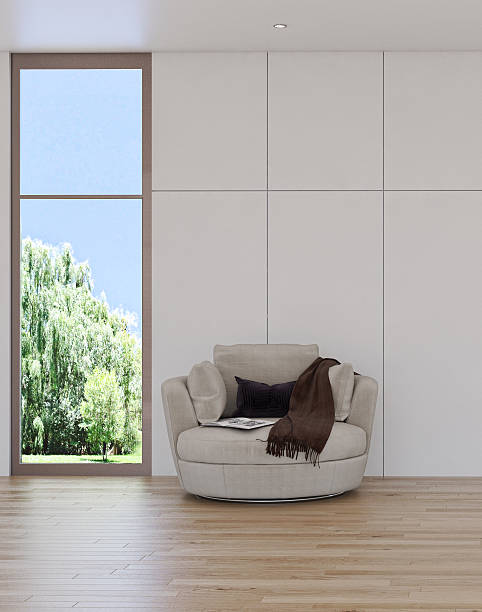istock Large luxury modern bright interiors Living room mockup illustration 3D rendering image 2234299118
