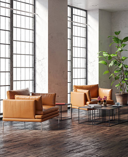 istock Large luxury modern bright interiors Living room mockup illustration 3D rendering image 2234309723