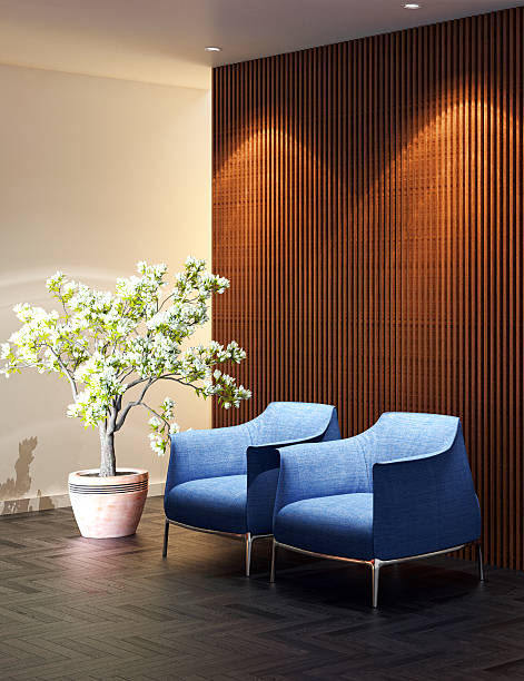 istock Large luxury modern bright interiors Living room mockup illustration 3D rendering image 2234309767