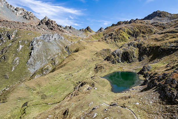 istock Lake of Scermendone, drone point of view 2234310677