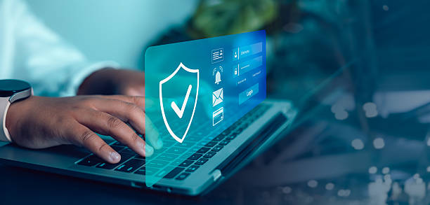 istock Person Using Laptop with Digital Shield Icon Overlay for Cyber Security and Data Protection 2234311176