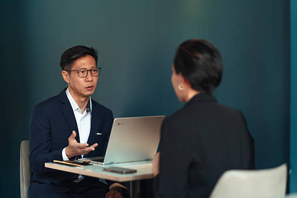 istock Hiring executive conducting a simple recruitment over business lunch 2234313748