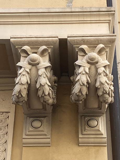 istock Relief Bracket Featuring Shell and Acanthus Leaf Motifs on Lugano Switzerland Facade 2234320278