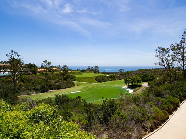 istock Scenic Golf Course Overlooking the Ocean on a Sunny Day 2234321060