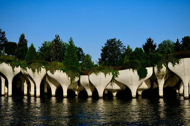 istock Little Island Architectural Shapes and Forms in the Hudson (New York, New York, USA) 2234333340