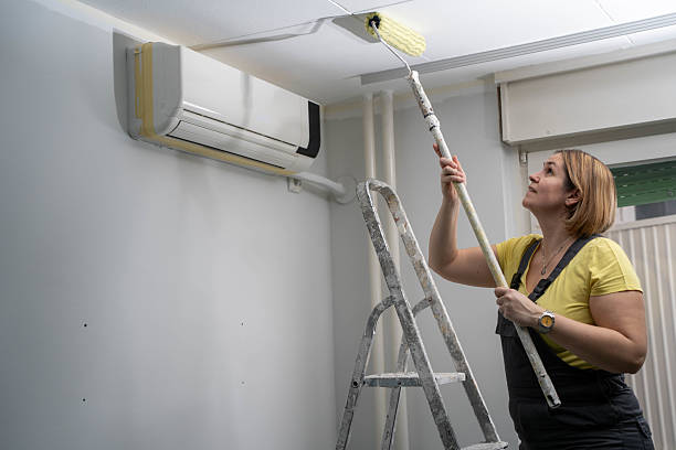 istock Smiling Mature Woman Painting Ceiling 2234336303