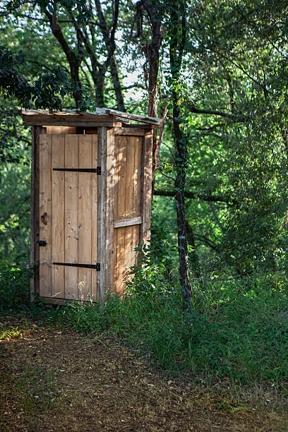 istock Small wooden shed by the roadside 2234340995