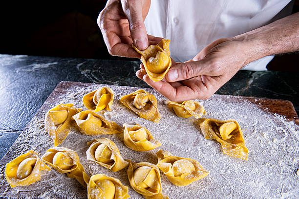 istock Handmade Tortellini Preparation by a Chef 2234341014