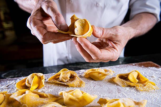 istock Handmade Tortellini Preparation by a Chef 2234341295