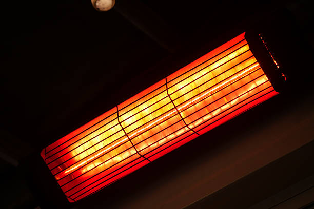 istock Bright heater radiating warmth in a cozy indoor space 2234344387