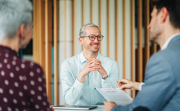 istock Business professional leading team meeting in modern office 2234346205
