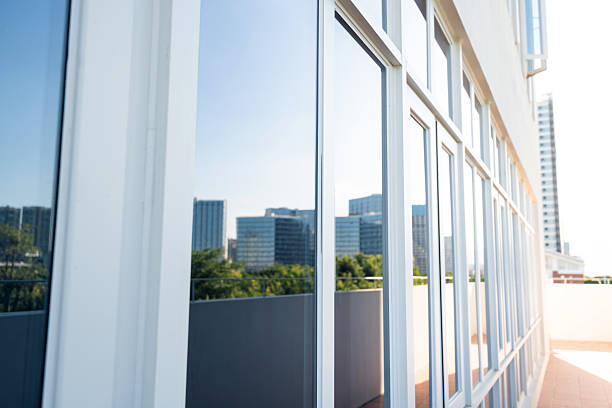 istock Glass walls of modern office building 2234351629