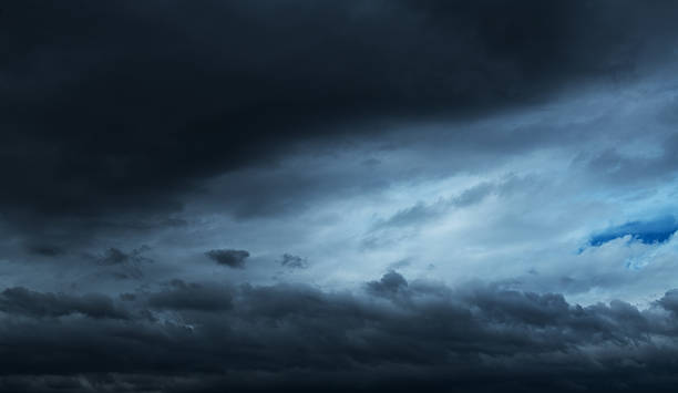 istock Sky full of dark stormy clouds 2234351679
