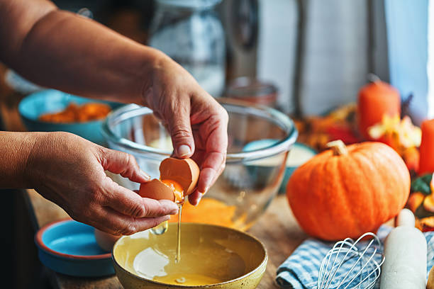 istock Preparing Pumpkin Pie for the Holidays in Domestic Kitchen 2234357875