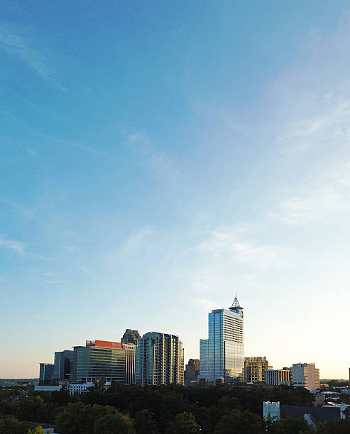 View of rides on the roof of a building in St. Louis, Missouri, USA