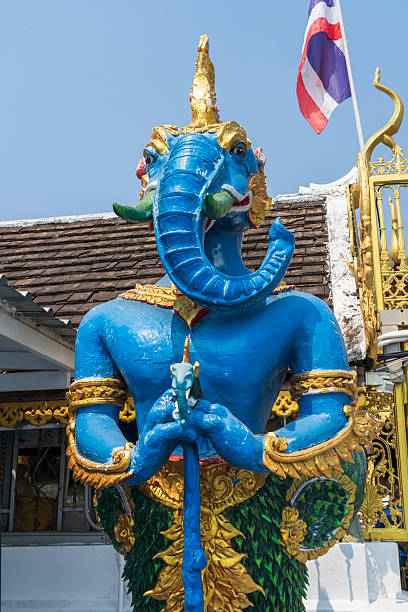 Wat Phra That Doi Saket near Chiang Mai in Thailand