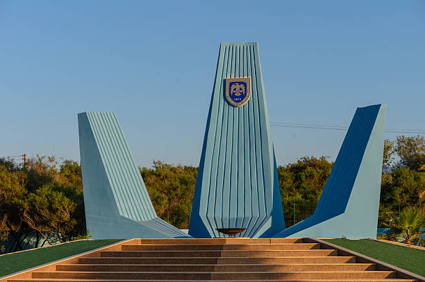 Monument dedicated to the independence of Northern Cyprus located in the city of Lefke, symbol of history and culture.