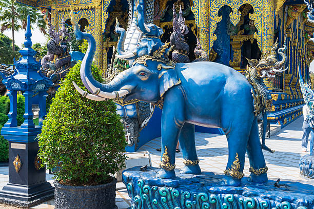 Ganesha statue alcove at Doi Suthep, Chiang Mai