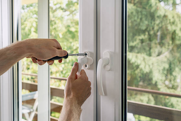 istock Repairman installing a pvc window frame in a residential apartment 2234375307