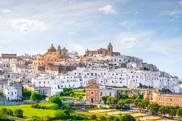 istock Ostuni white city panoramic view, Puglia, Italy 2234375656