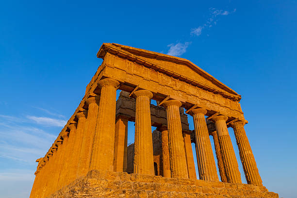 Temple of Concordia in Agrigento, Sicily, Italy