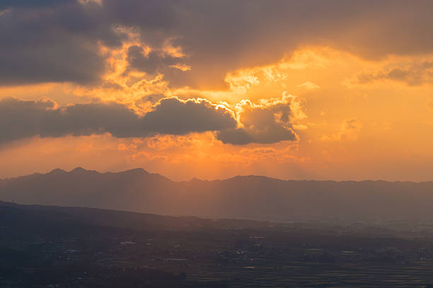 it is Sunrise in Minamiaso (Minamiaso, Kumamoto Prefecture)